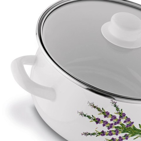 Garnek emaliowany Lawenda 1,6 l