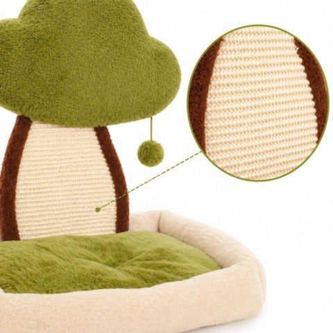 Pluszowe legowisko dla kota palma 52 x 48 x 34cm KOT36