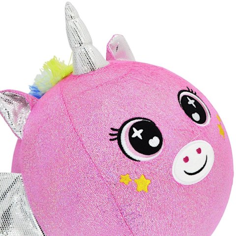 PIŁKA EMOJI 23CM JEDNOROŻEC RÓŻOWA