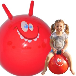 PIŁKA DO SKAKANIA Z ROGAMI SKOCZEK 45CM CZERWONY ENERO TOYS