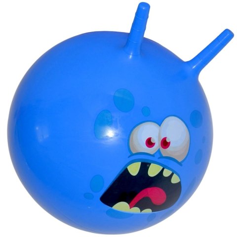 PIŁKA DO SKAKANIA Z ROGAMI SKOCZEK 45CM NIEBIESKA ENERO TOYS