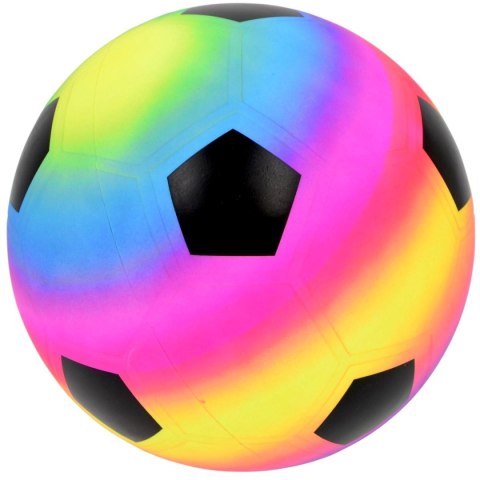 PIŁKA NOŻNA WINYLOWA RAINBOW 21CM 200G ENERO