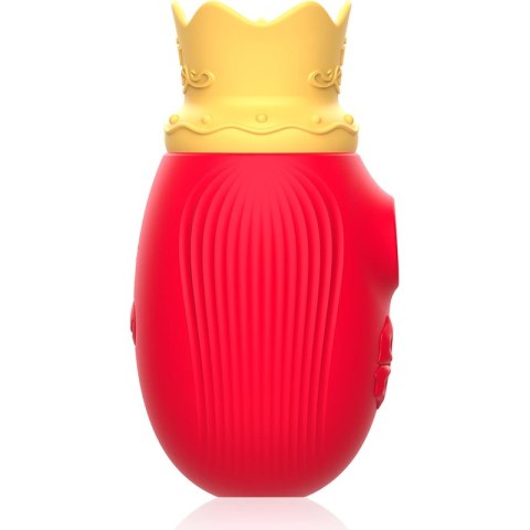 Intense Clitorial Pulsator Red - 10 Trybow Fali i Ruchu, Wodoodporny