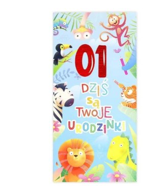 DL Urodziny z wymienną cyfrą - 041
