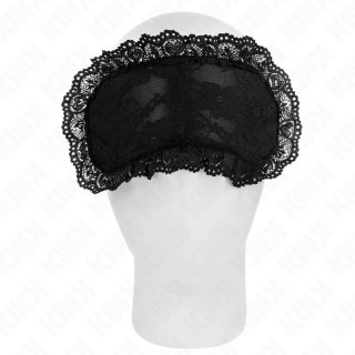 KINK Koronkowy Bandaż Model 1 Czarny 22,5x11 cm - Regulowany
