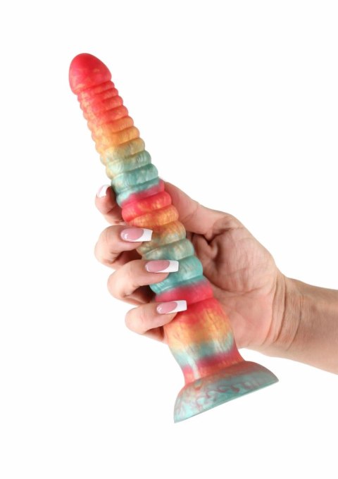 Colours Stacked 9 inch - model trojkolorowy, silikon premium, 23 cm
