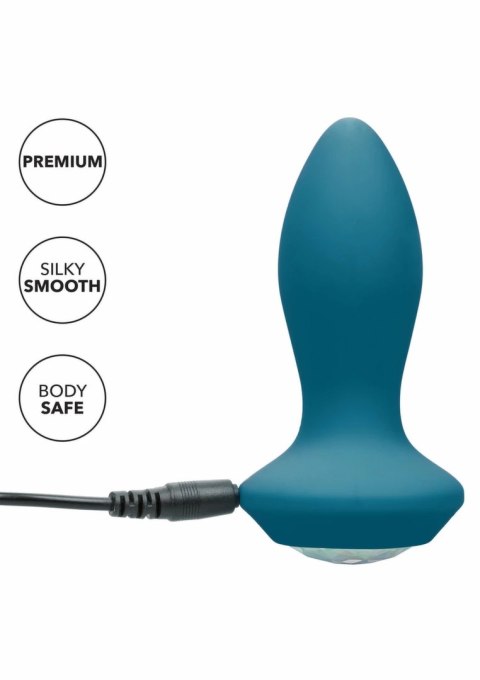 CalExotics Power Gem Vibrating Petite Crystal Probe silikonowy fioletowy