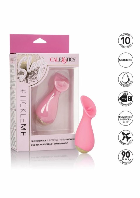 CalExotics Slay Tickle Me mini masażer silikonowy 10 trybow fioletowy