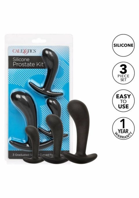Silicone Prostate Kit - zestaw 3 anatomicznych aplikatorow silikonowych