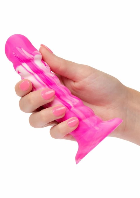Twisted Love Twisted Ribbed Probe silikonowy anatomiczny z przyssawką