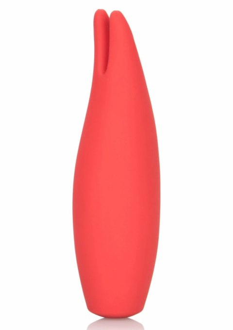 CalExotics Red Hot Flare - kompaktowy masażer silikonowy, 10 trybow