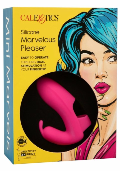 CalExotics Silicone Marvelous Pleaser mini masażer palcowy 10 trybow