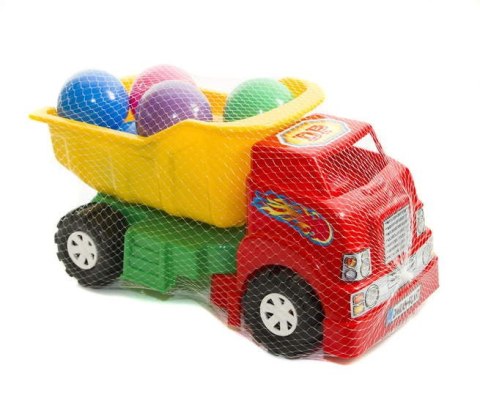 Auto wywrotka + piłki 0002