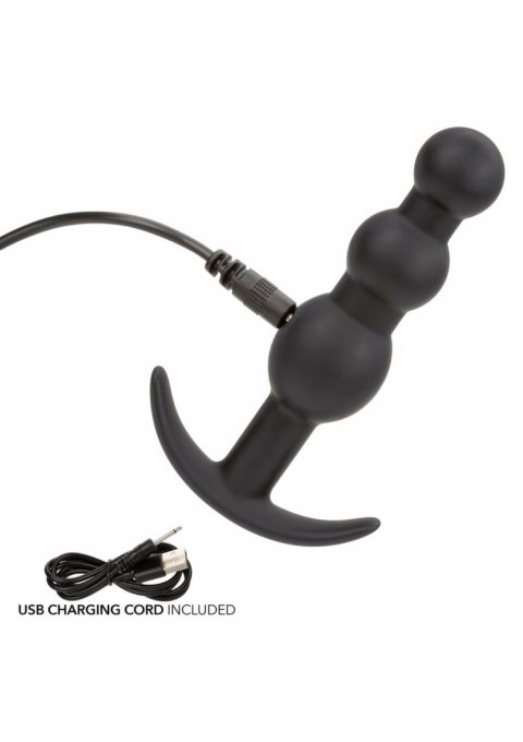 CalExotics Boundless Vibrating Beaded Plug silikonowy, wibrujący, IPX7