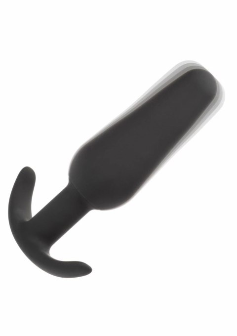 CalExotics Boundless Vibrating Slim Plug silikonowy, wibrujący, czarny