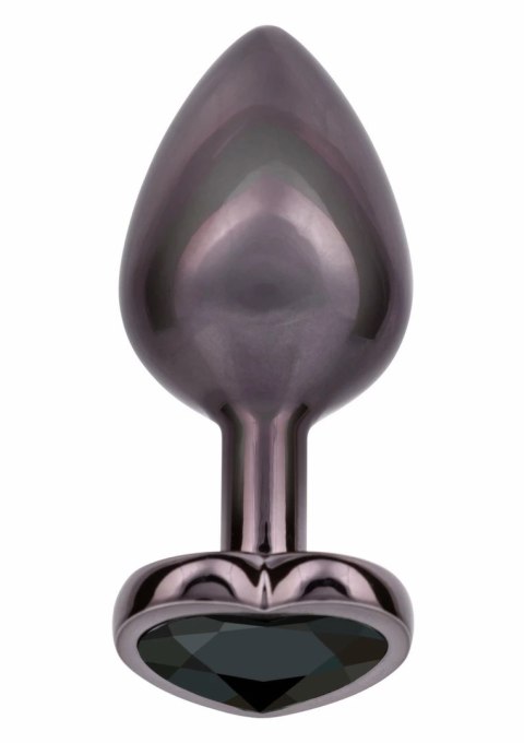 CalExotics Diamond Heart Plug Large - elegancki model z kryształowym sercem, rozmiar L