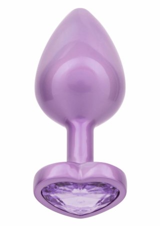 CalExotics Jewel Diamond Heart Plug Large - elegancki model z kryształem, rozmiar L