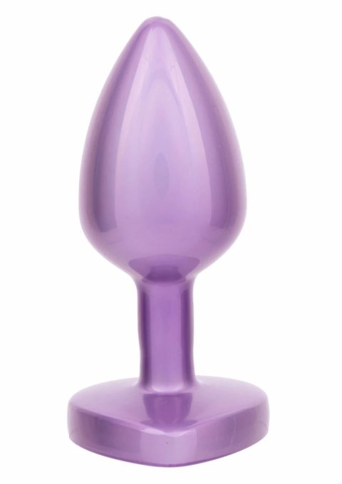 CalExotics Jewel Diamond Heart Plug Small - elegancka ozdoba intymna, rozmiar S