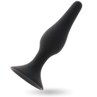 Intense Anal Level 4 czarny - anatomiczny stożek silikonowy 15,5 cm