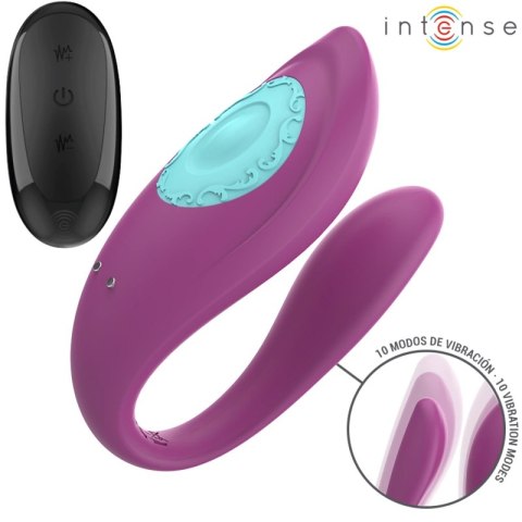 Intense Annie fioletowy stymulator U z pilotem, 10 trybow, USB