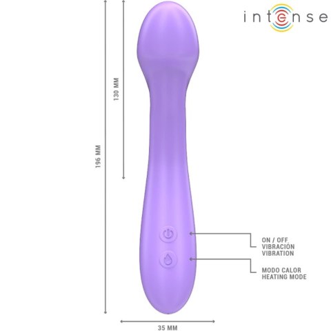 Intense Becky Model 19 cm Fioletowy - System Podgrzewania i 7 Trybow