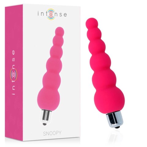 Intense Snoopy 7 trybow silikonowy model wibrujący rożowy 13,5 cm