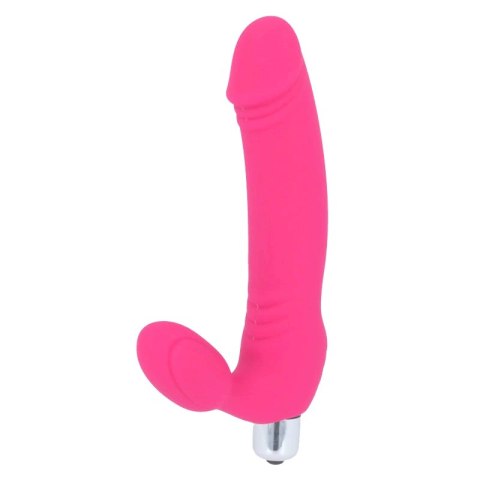 Intense Sugar Fuksja - silikonowy model wibracyjny 7 trybow 17,5 cm