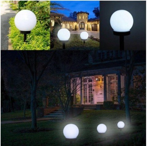 Lampa solarna LED 33cm - zestaw 2 sztuk 2600