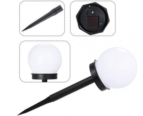 Lampa solarna LED 33cm - zestaw 2 sztuk 2600