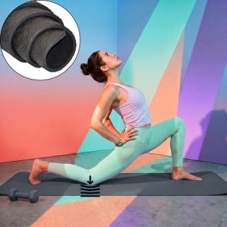 MATA FITNESS NBR ANTYPOŚLIZGOWA XQMAX CZARNA