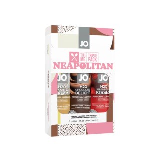 System JO Tri Me Neapolitan zestaw 3 lubrykantow smakowych 3x30ml