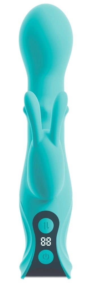 Beau coeur Oriven Rabbit Vibra - silikonowy model z systemem Slide Ring, 17,8 cm