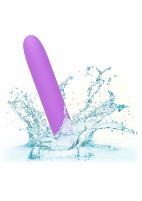 CalExotics Bliss Mini Vibrator silikonowy kompaktowy 10 trybow USB fioletowy