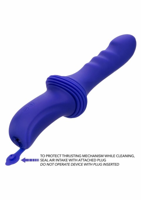 CalExotics Overdrive Ridged Thruster - maszyna intymna z pilotem, 10 trybow