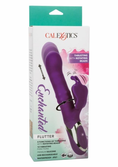 CalExotics Enchanted Flutter maszyna intymna silikonowa IPX7 12 trybow USB