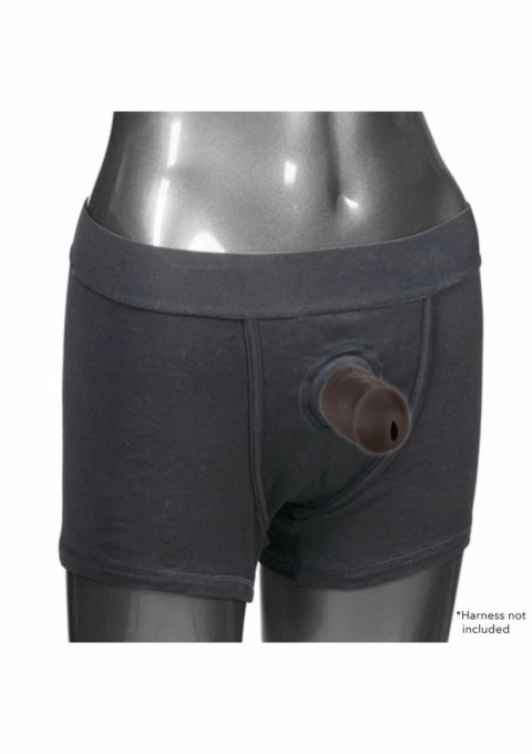 CalExotics Packer Gear 5 inch STP silikonowy model anatomiczny czarny 12,8 cm