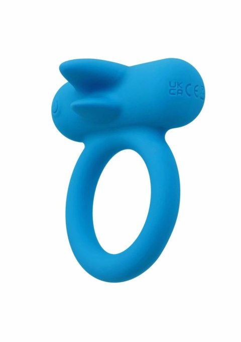 CalExotics Rechargeable Double Trouble - silikonowy pierścień wibrujący USB