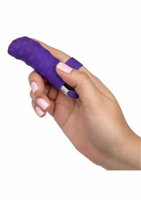 CalExotics Rechargeable Finger Teaser silikonowy masażer palcowy USB 10 trybow