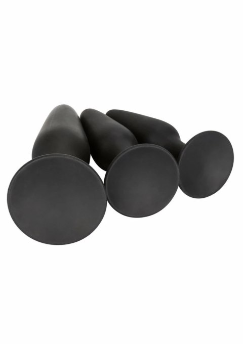 CalExotics Silicone Anal Trainer Kit - Zestaw trzech anatomicznych aplikatorow