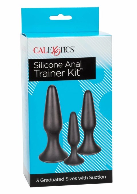 CalExotics Silicone Anal Trainer Kit - Zestaw trzech anatomicznych aplikatorow