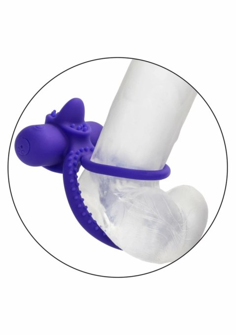 CalExotics Silicone Rechargeable Dual Climaxer - model z podwojną stymulacją, USB