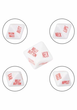 CalExotics Tempt & Tease Dice - Zestaw 3 akrylowych kości do gry dla par