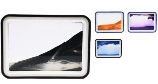 Dekoracja 3D ruchomy piasek 19 x 14 x 3cm