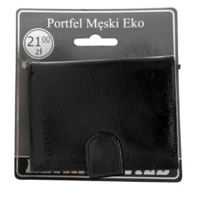 Portfel męski eko na blistrze F18-054W-BL Black