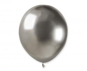Balony Gemar 5" shiny srebrne 100szt. AB50/89