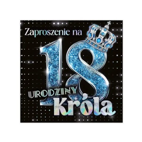 Zaproszenia KW LUX 18 Urodziny - 12