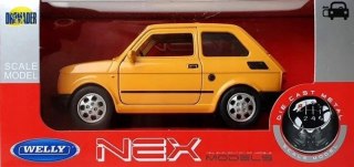 Auto metalowe WELLY 1:34 PRL FIAT 126P