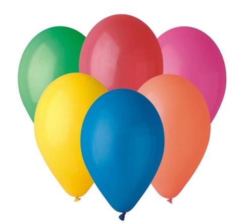 Balony Gemar 10" pastel mix kolor 100szt. G90/80