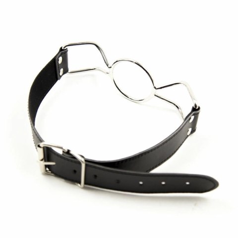 OHMAMA FETISH - Knebel pająkowy M, PVC/żelazo, 4,5 cm, czarny