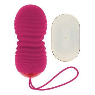 OHMAMA Pilotowane jajko 7 trybow, ruch gora-doł, rożowe, 8x3,4 cm